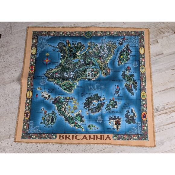 Vtg Ultima IX 9 Ascension Big Box PC Video Game w Cloth Map Cards - Picture 10 of 16